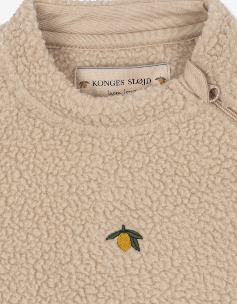 Konges Sløjd Baby Safa Onesie in Beige