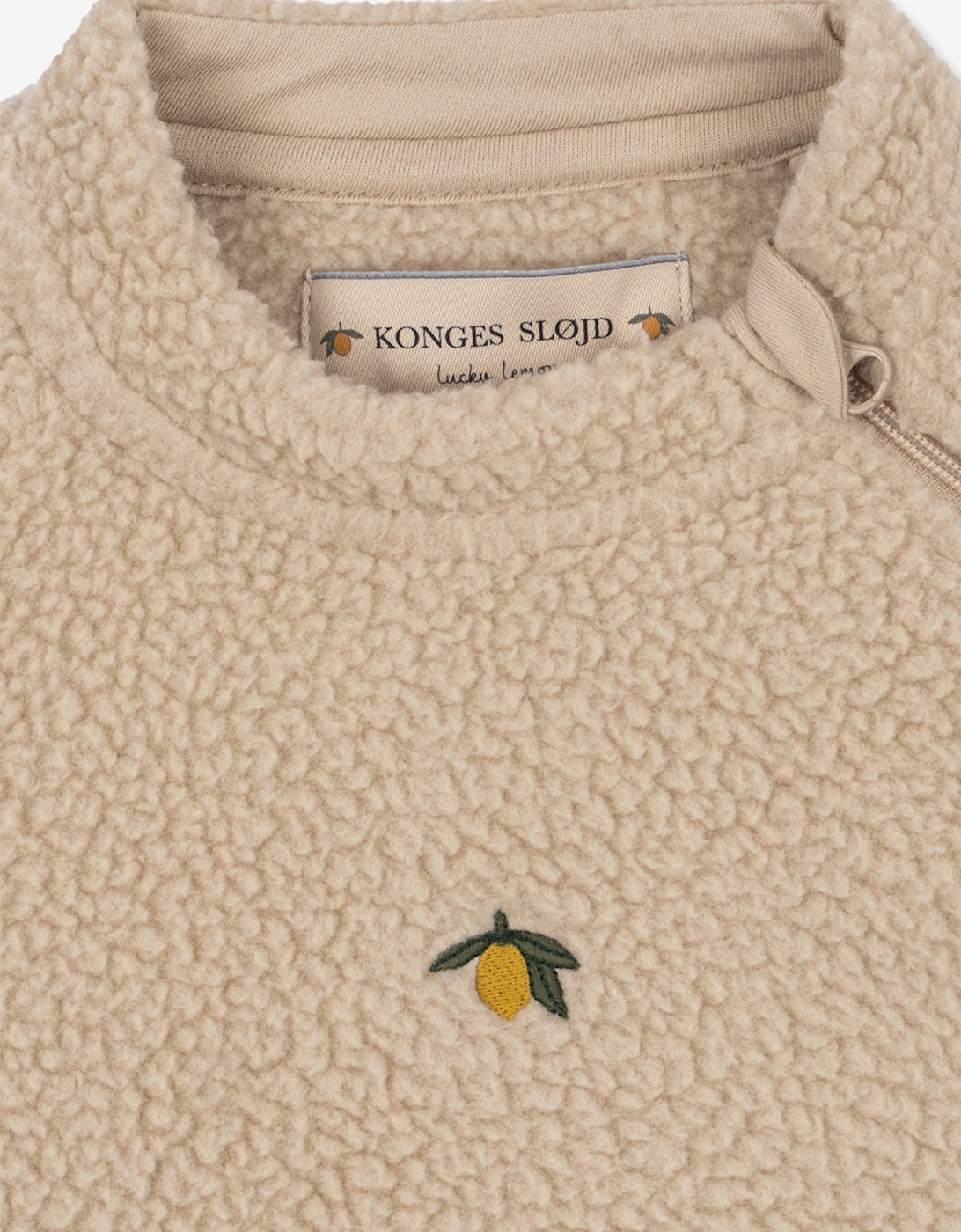 Konges Sløjd Baby Safa Onesie in Beige