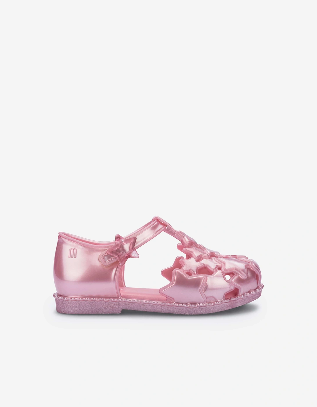 Mini Melissa Girls Starry Sandals in Pink, 5 of 4