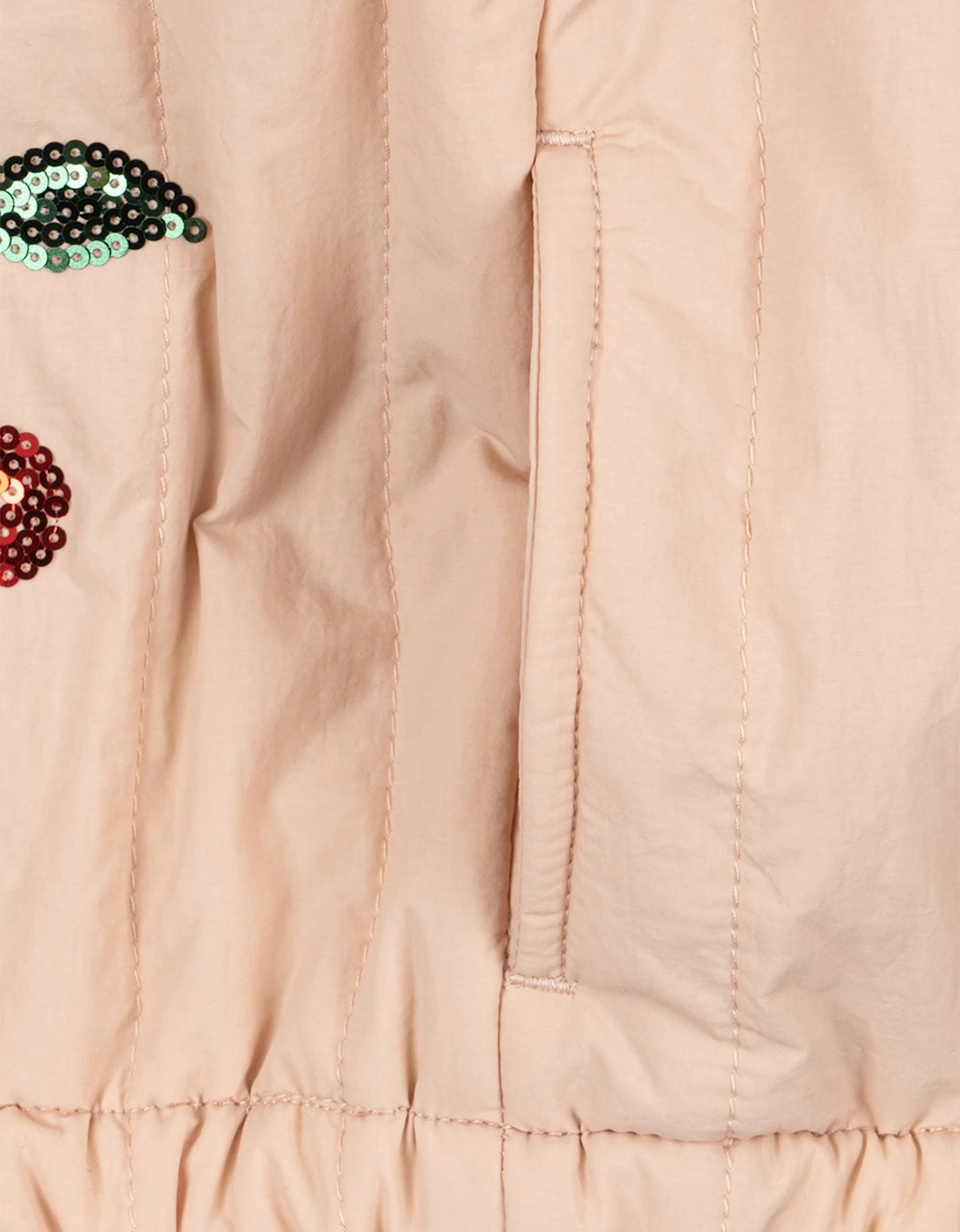 Konges Sløjd Girls Juno Sequin Bomber Jacket in Pink
