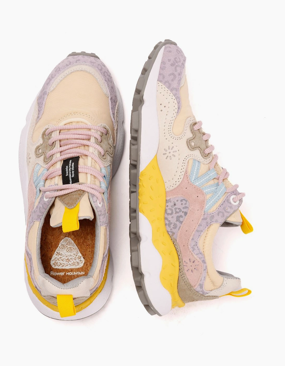 Flower Mountain Yamano 3 Women's Lilac/Blush/Cream Trainers