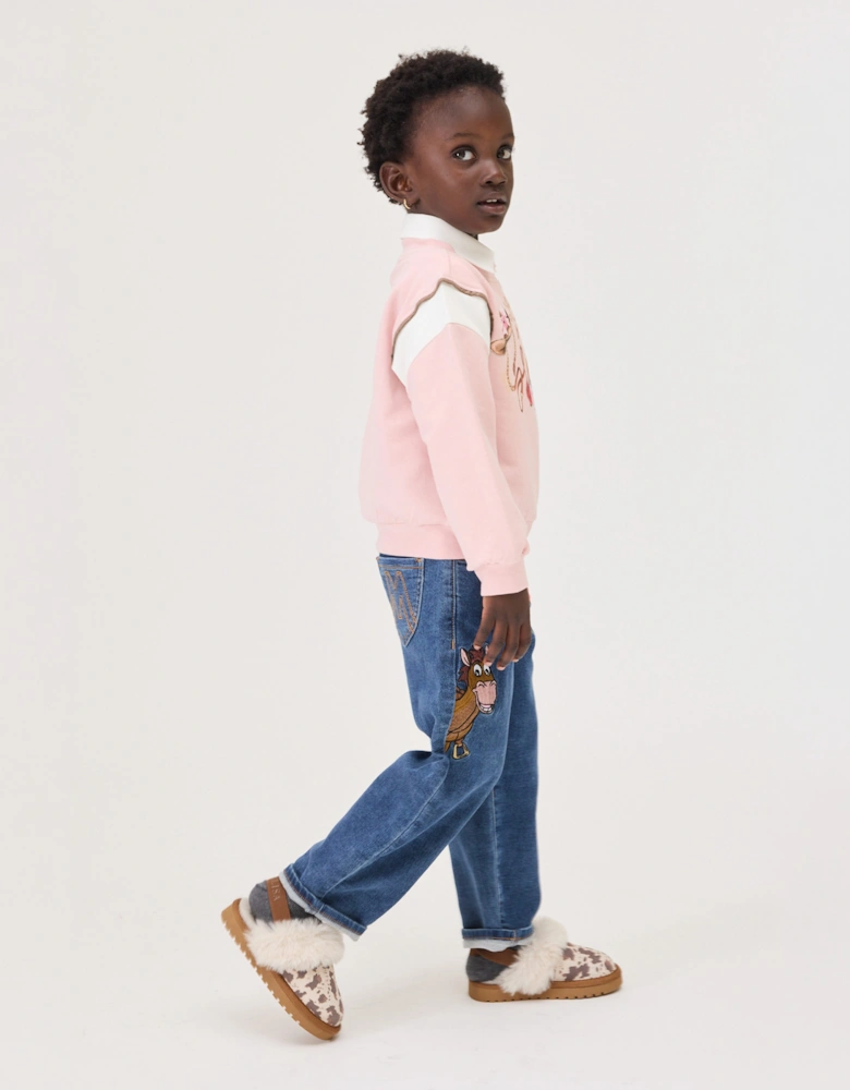 Monnalisa Girls Disney Toy Story Jeans in Blue
