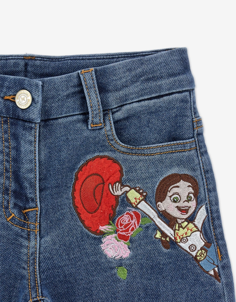 Monnalisa Girls Disney Toy Story Jeans in Blue