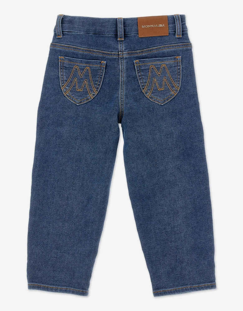 Monnalisa Girls Disney Toy Story Jeans in Blue