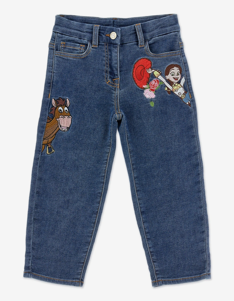 Monnalisa Girls Disney Toy Story Jeans in Blue