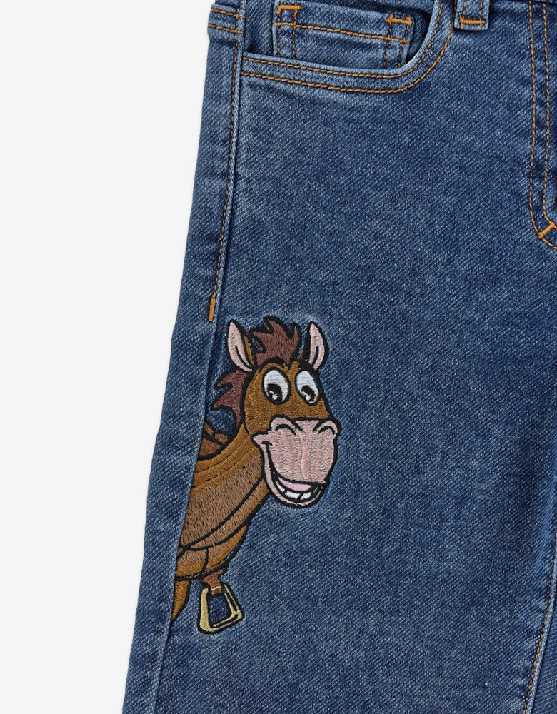 Monnalisa Girls Disney Toy Story Jeans in Blue