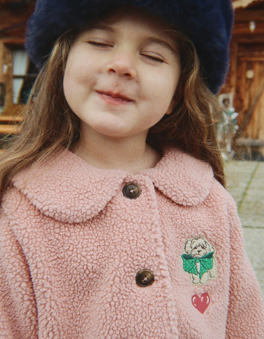 Konges Sløjd Girls Jody Coat in Pink