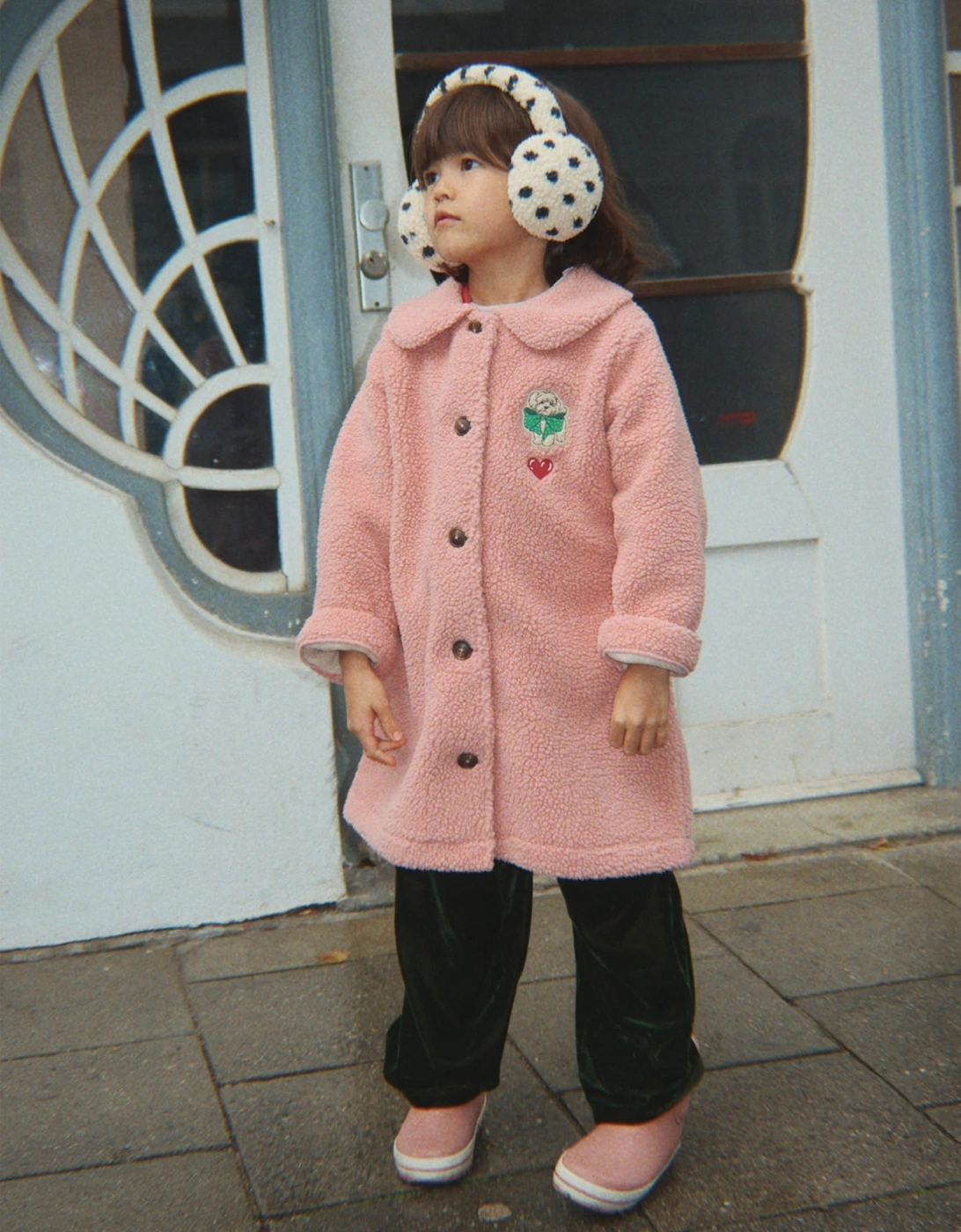 Konges Sløjd Girls Jody Coat in Pink