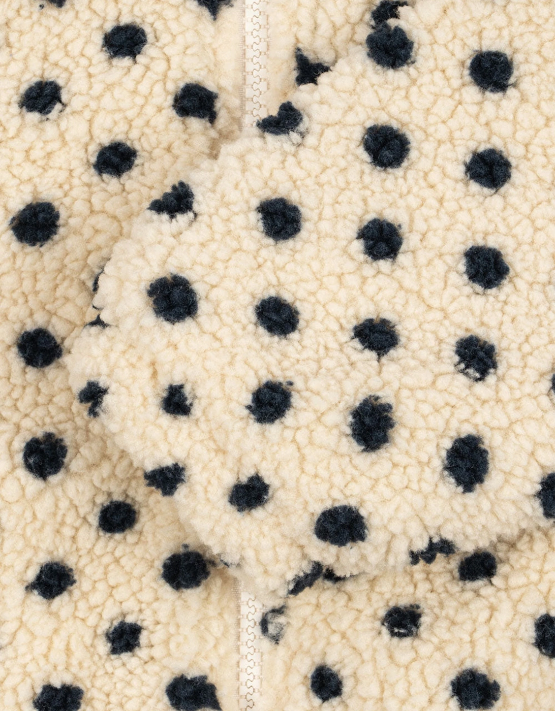 Konges Sløjd Girls Jody Embroidery Teddy Jacket in Beige