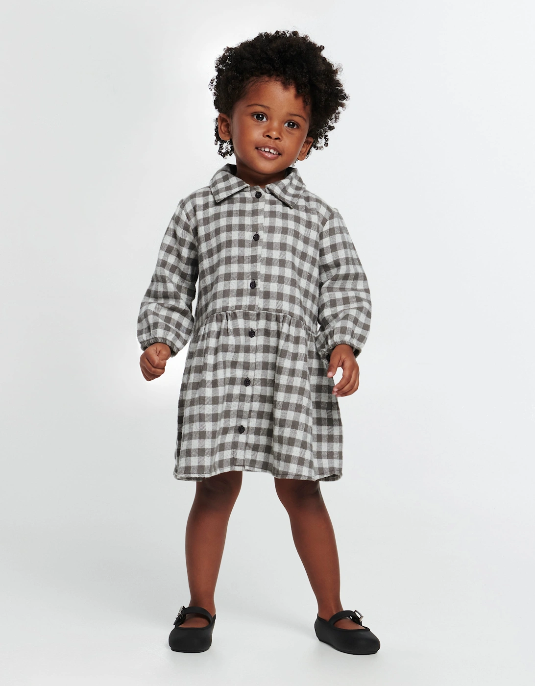 Mini Melissa Girls Soft Ballerinas in Black