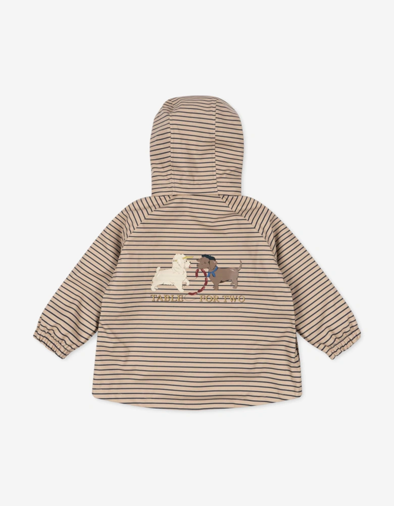 Konges Sløjd Kids Rainy Palme Dog Rain Jacket in Beige