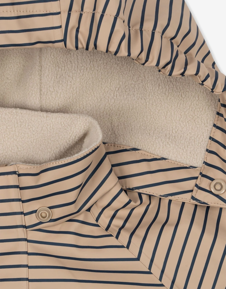 Konges Sløjd Kids Rainy Palme Dog Rain Jacket in Beige