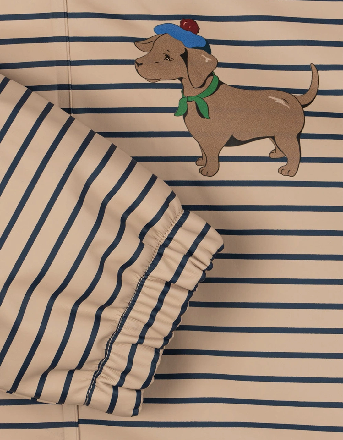 Konges Sløjd Kids Rainy Palme Dog Rain Jacket in Beige