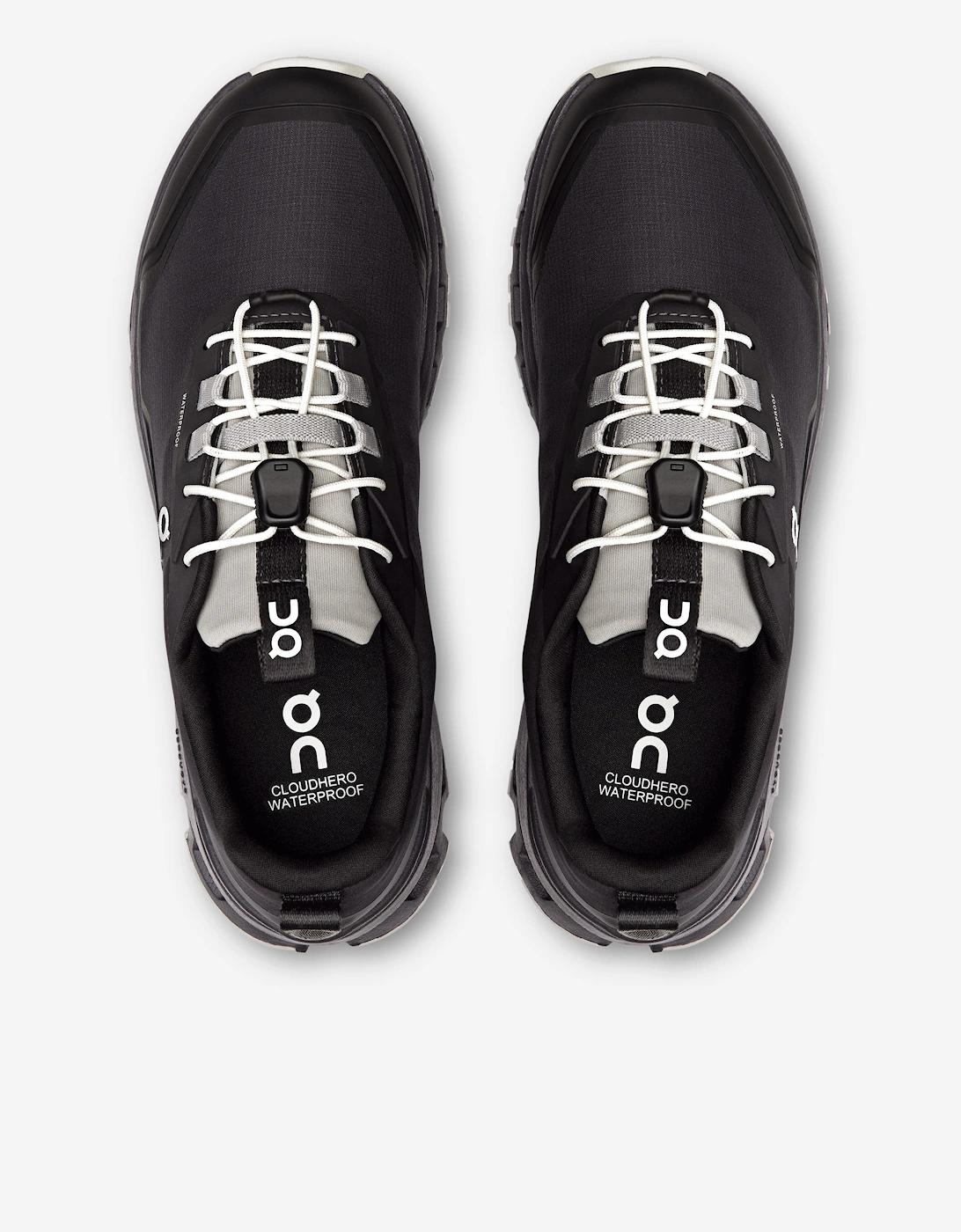 On Running Kids Cloudhero Waterproof Trainers in Black