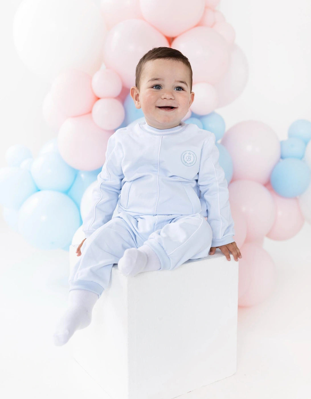 Boys Pale Blue Jogsuit