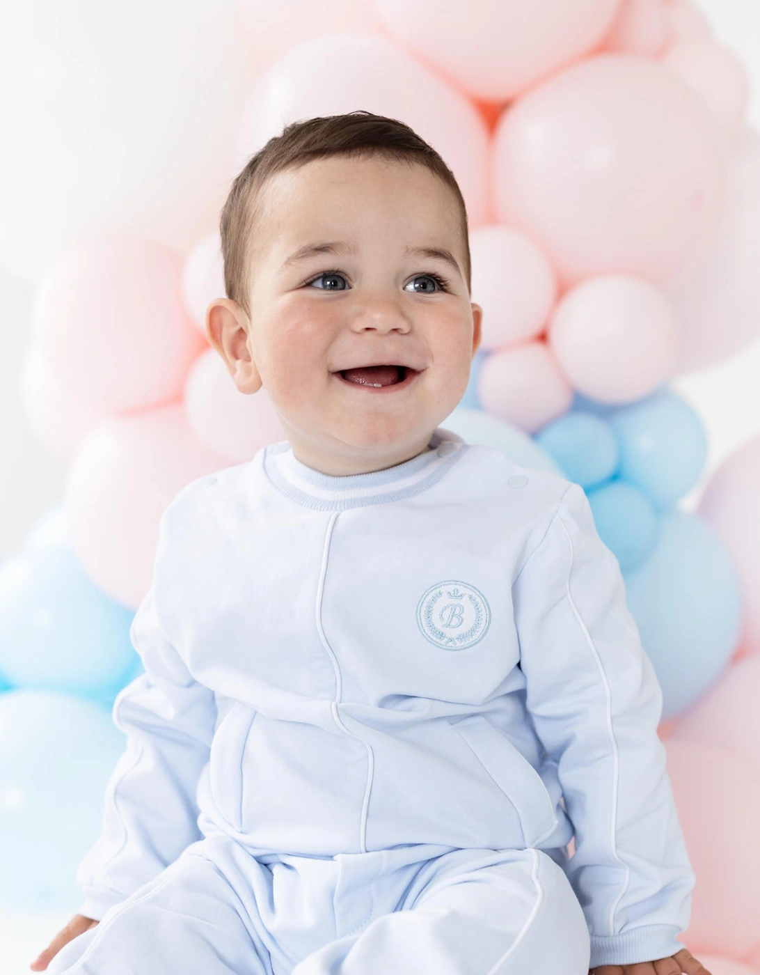 Boys Pale Blue Jogsuit