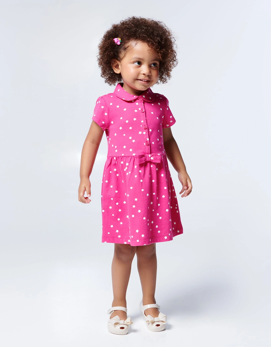 Mini Melissa Girls Ultragirl Classy Ballerinas in Beige