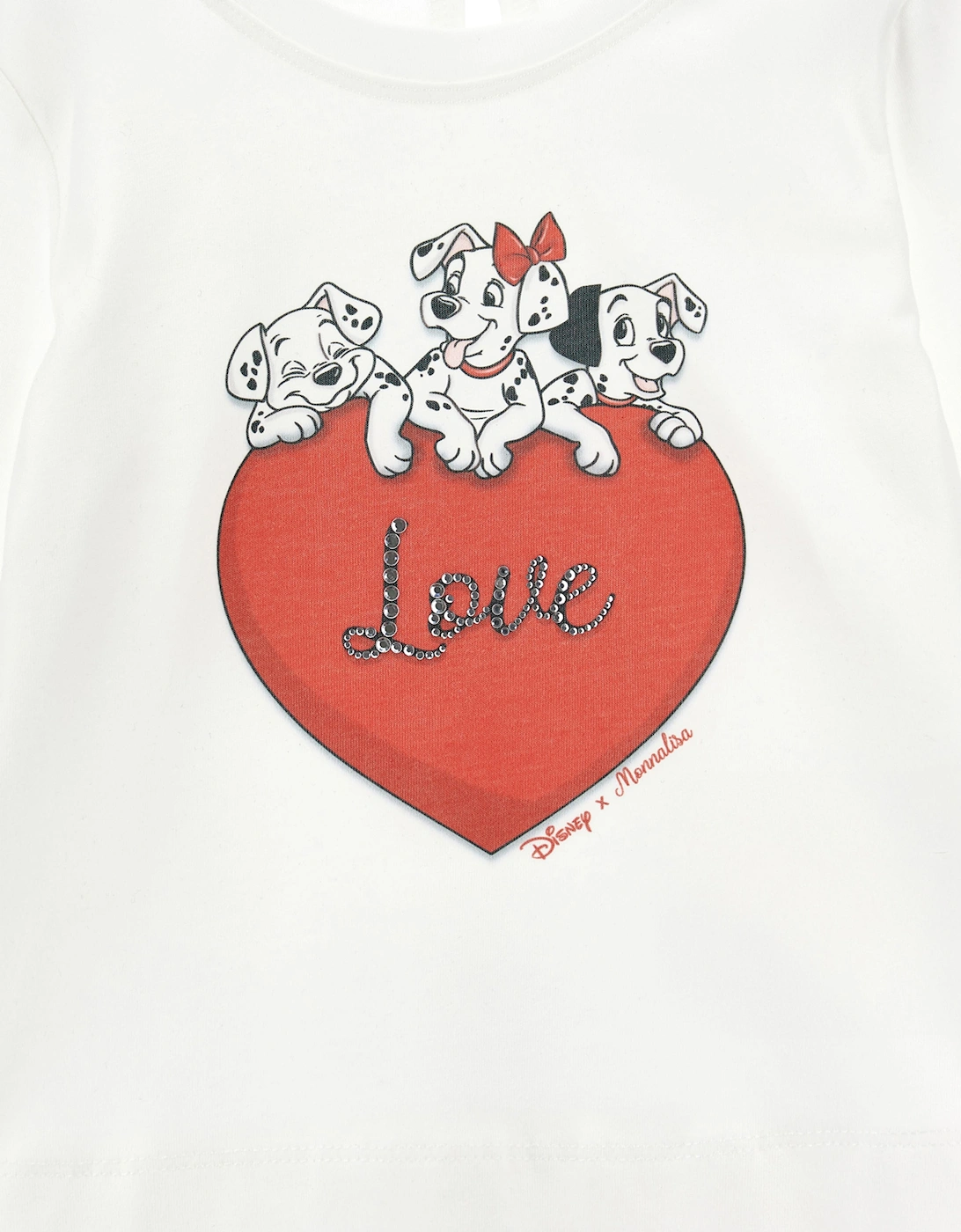 Monnalisa Baby Girls Disney 101 Dalmations T-Shirt in Ivory
