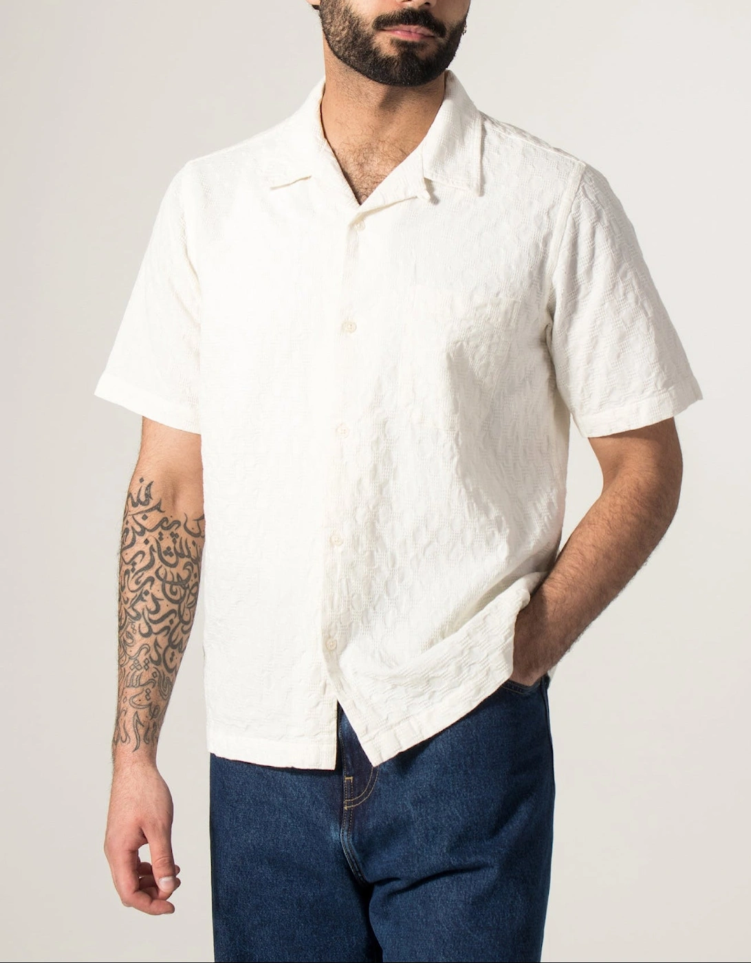 Short Sleeve Seersucker Road Shirt