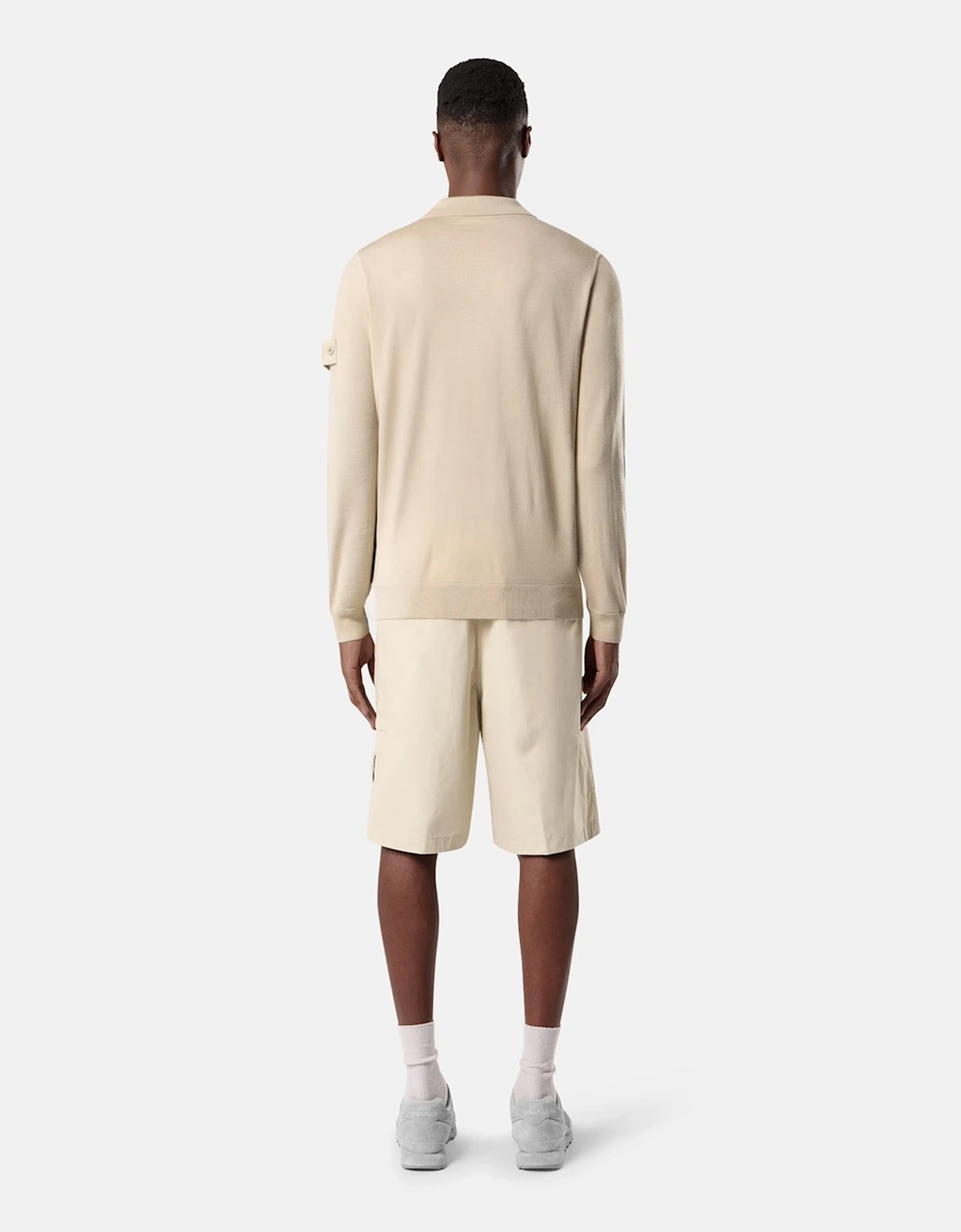 Ghost 5100076 Knitted Polo Beige
