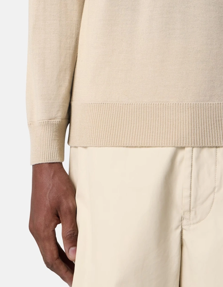 Ghost 5100076 Knitted Polo Beige