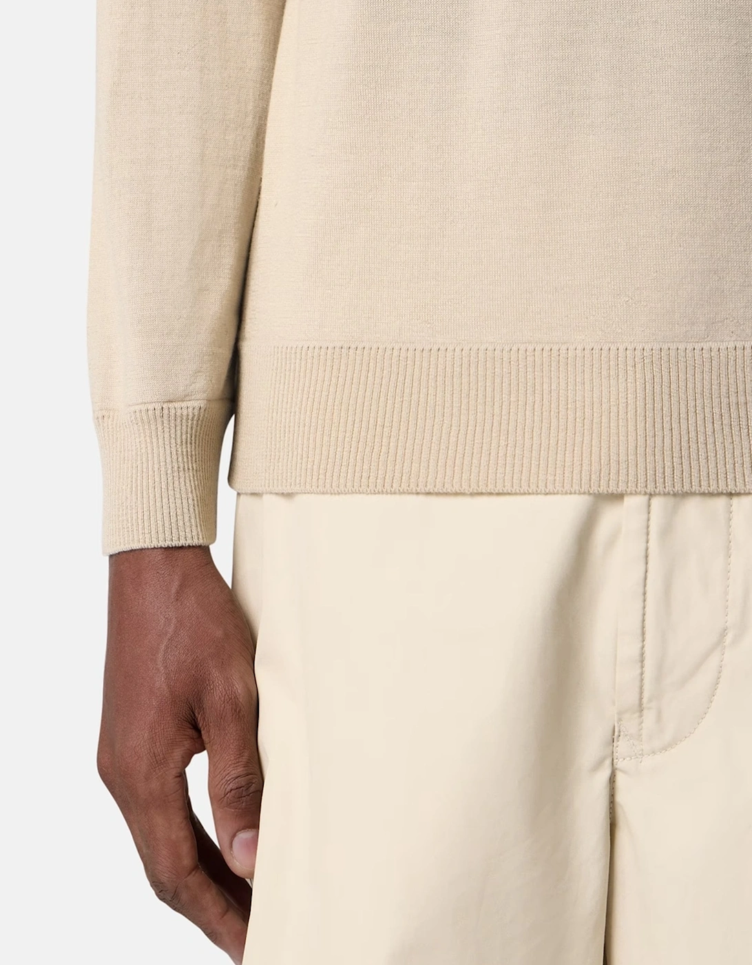 Ghost 5100076 Knitted Polo Beige