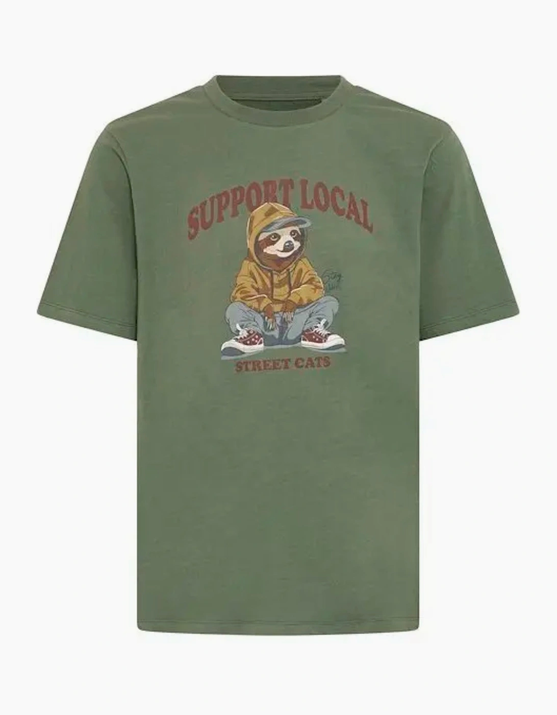 Blend Mens Irving Street Cats Big & Tall Short Sleeve T-Shirt, 2 of 1