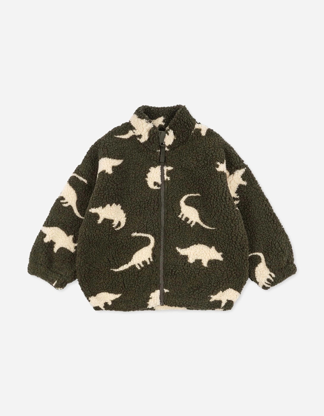 Konges Sløjd Boys Jody Teddy Jacket in Green, 8 of 7