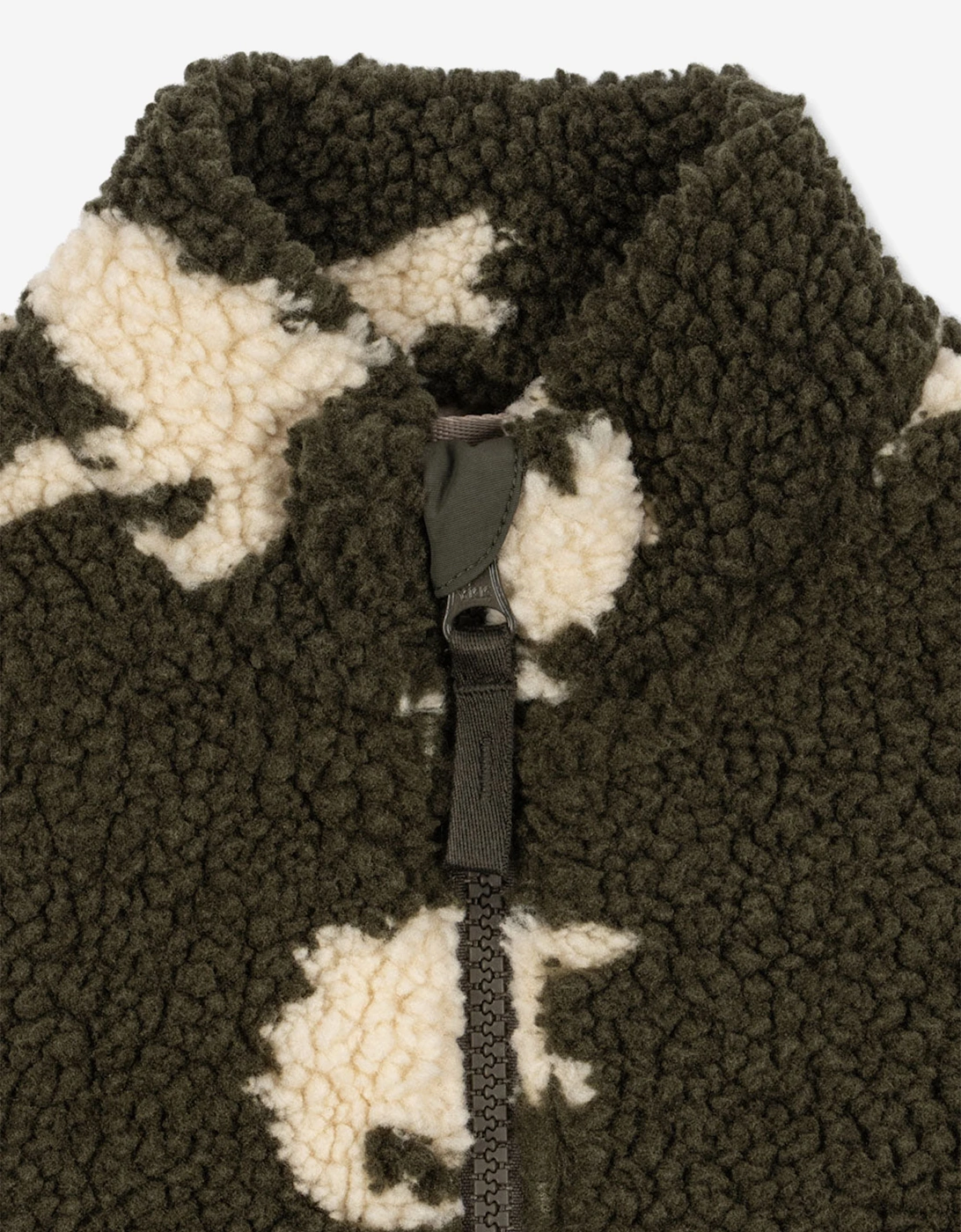 Konges Sløjd Boys Jody Teddy Jacket in Green