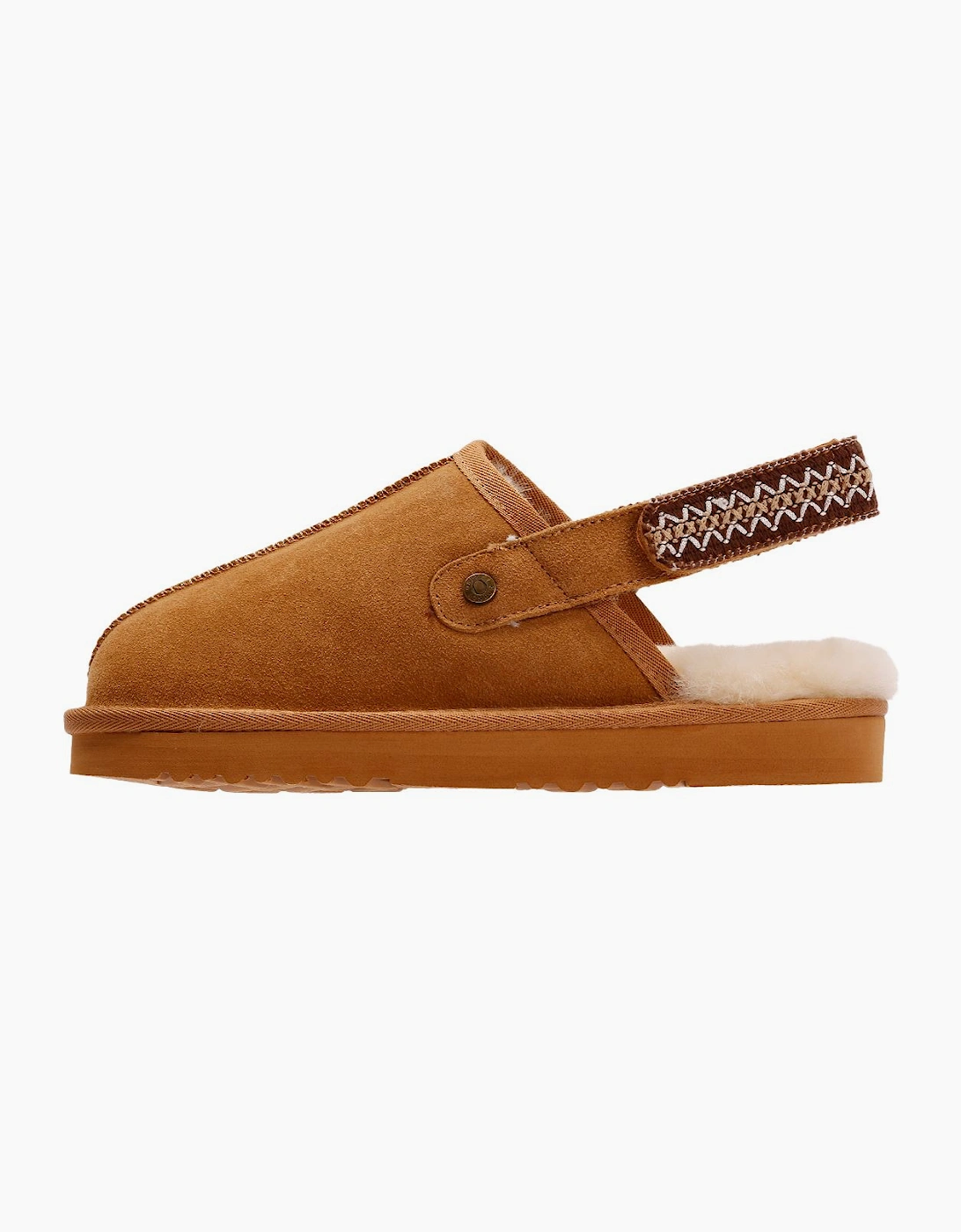 Osprey London The Constellation Suede Women's Tan Slippers