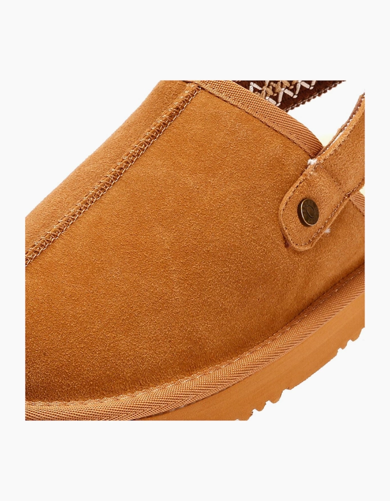 Osprey London The Constellation Suede Women's Tan Slippers