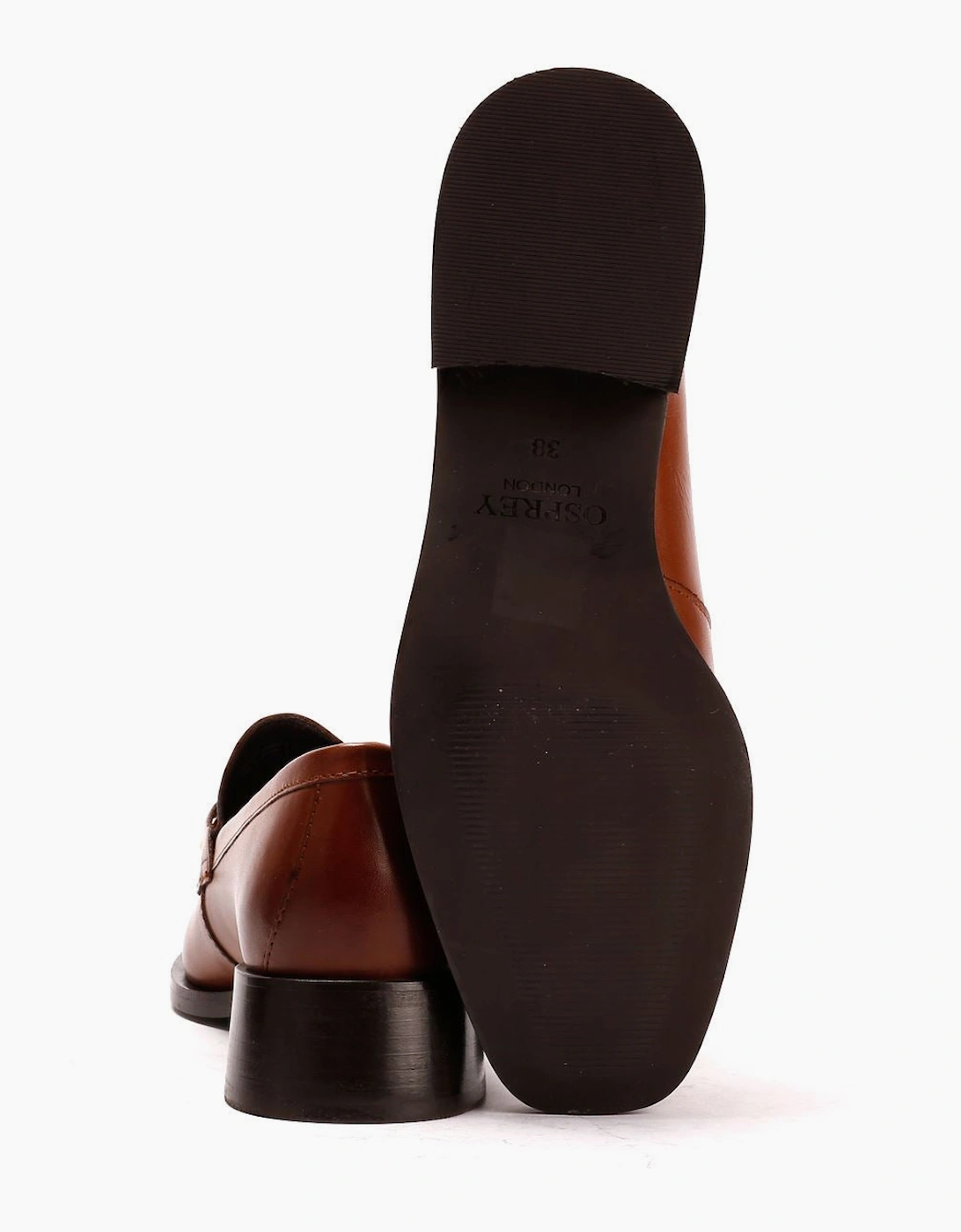 Osprey London The Islington Leather Women's Tan Loafers