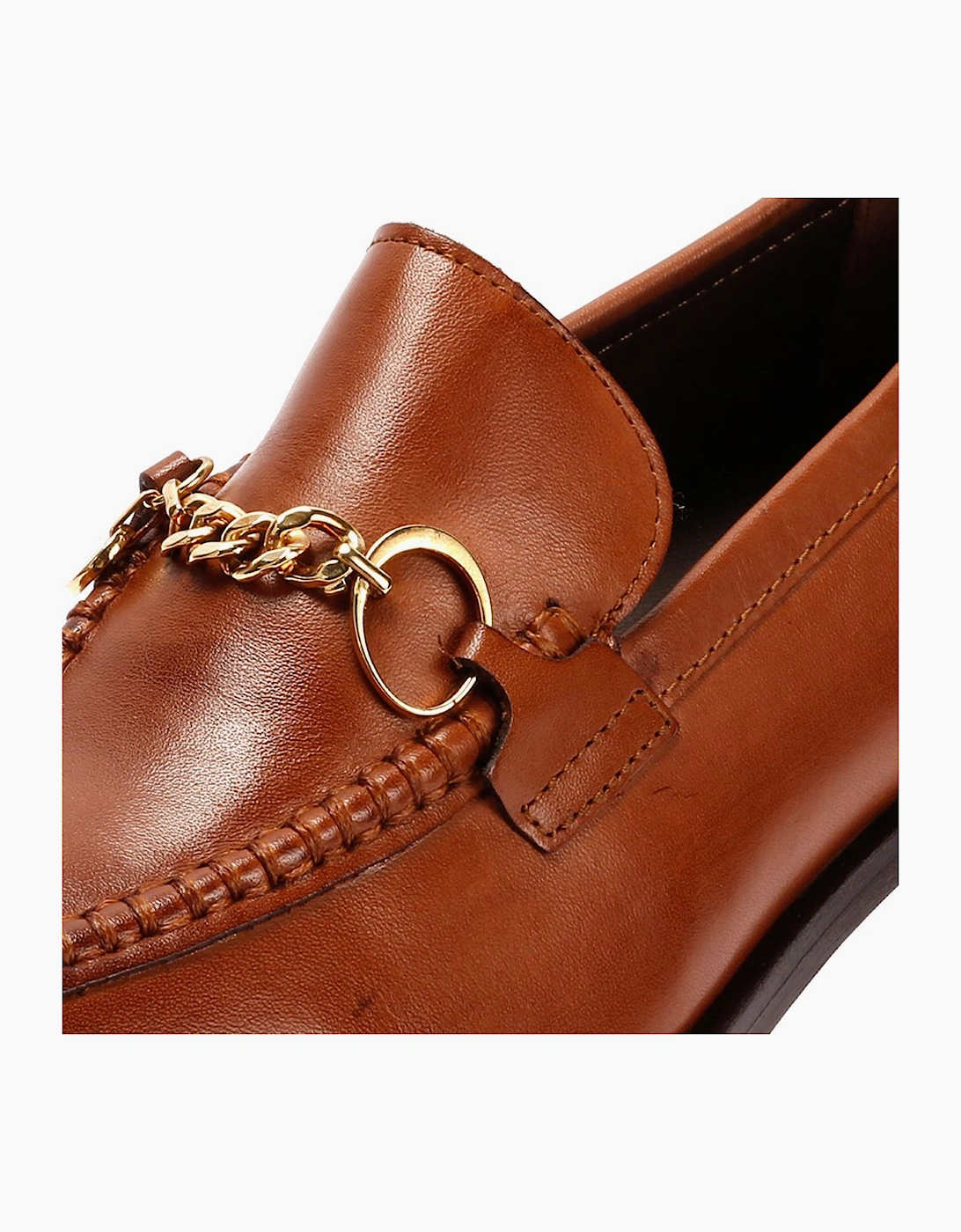 Osprey London The Islington Leather Women's Tan Loafers