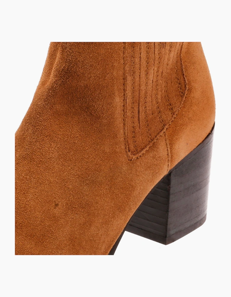Osprey London The Naples Suede Women's Tan Boots