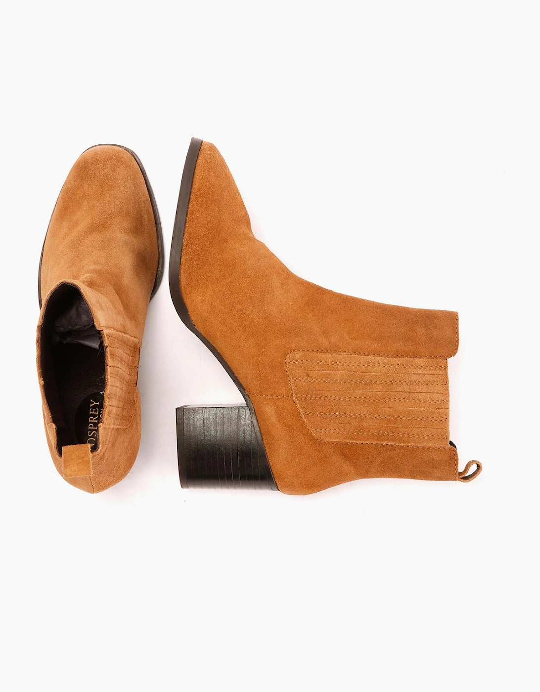 Osprey London The Naples Suede Women's Tan Boots