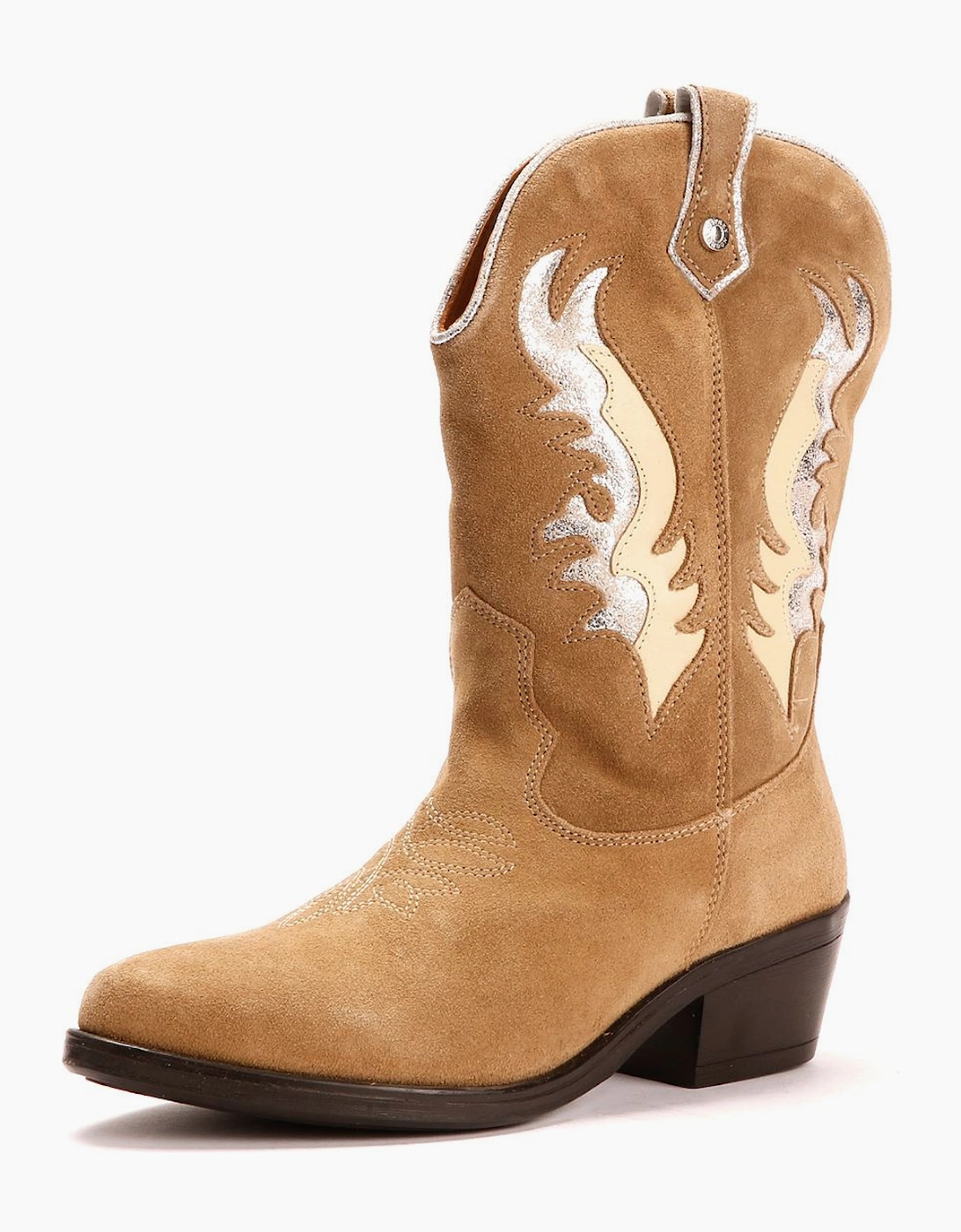 Osprey London The Louisville Leather/Suede Women's Mushroom Boots