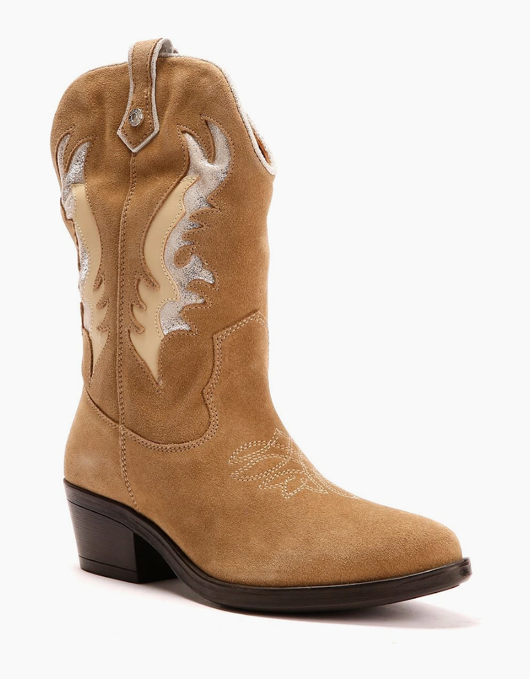 Osprey London The Louisville Leather/Suede Women's Mushroom Boots