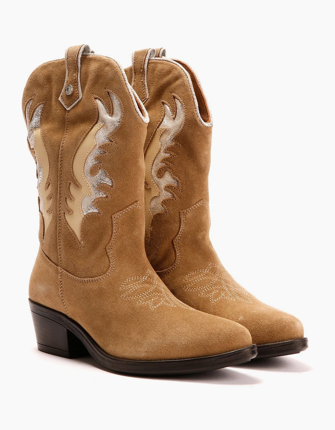Osprey London The Louisville Leather/Suede Women's Mushroom Boots