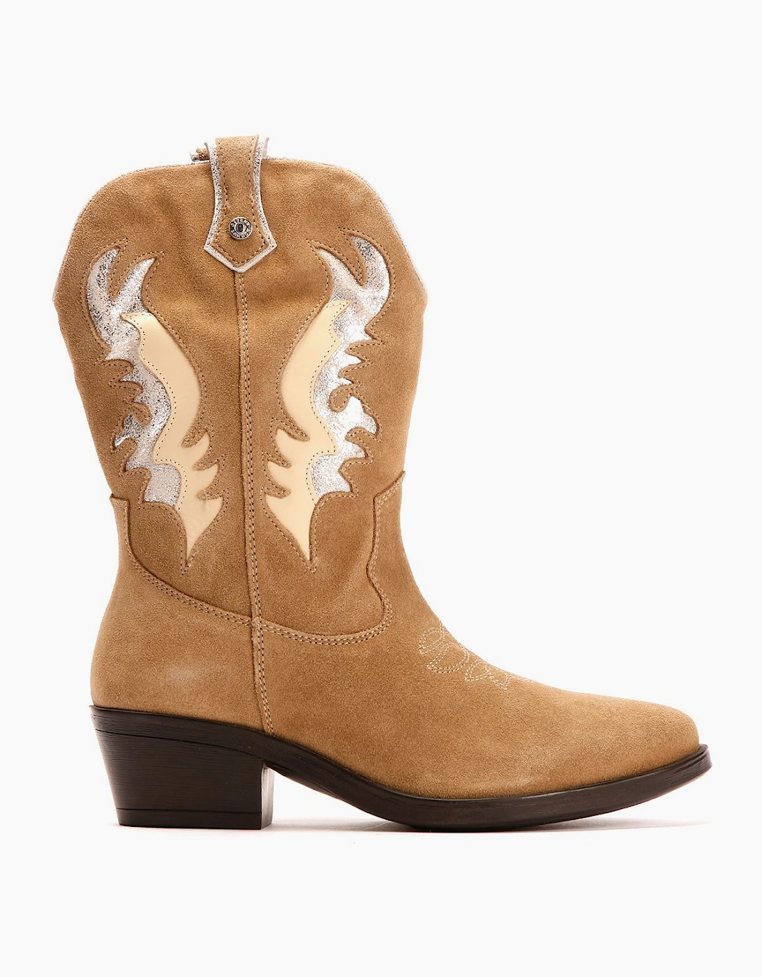 Osprey London The Louisville Leather/Suede Women's Mushroom Boots