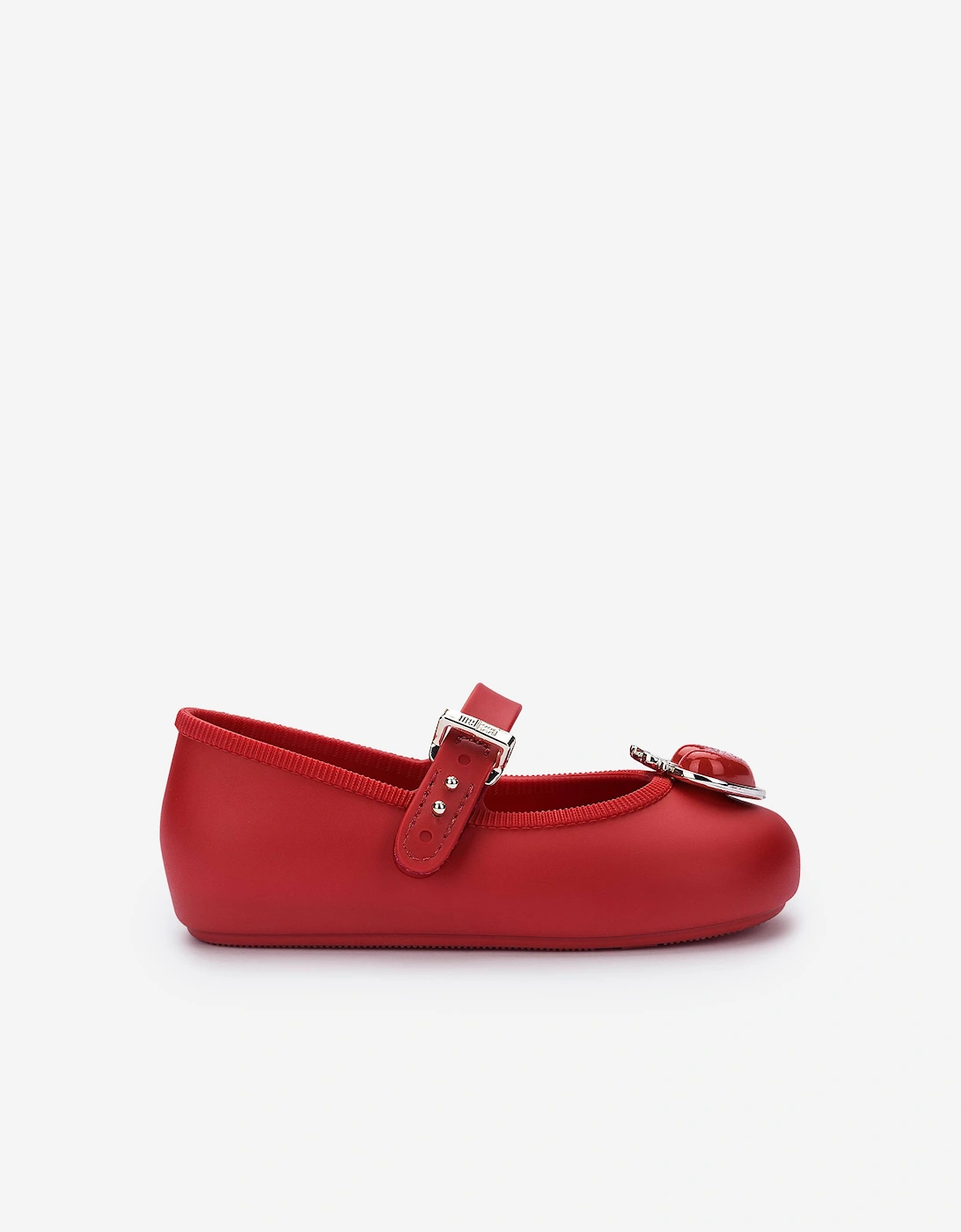Mini Melissa Girls Multi  Soft Ballerina Princess Shoes  Red - Size Eu 30 UK 11 Kids