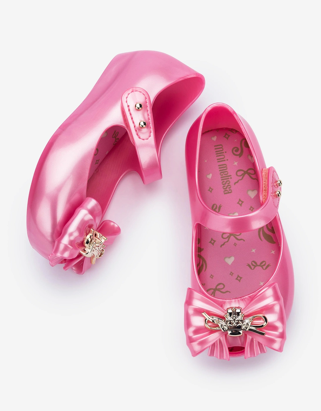 Mini Melissa Girls Ultragirl Princess I Ballerinas in Pink