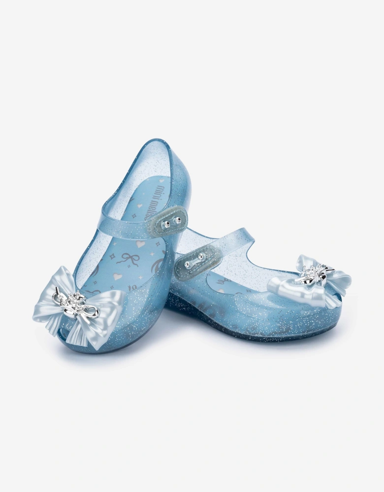 Mini Melissa Girls Ultragirl Princess Ballerinas in Blue