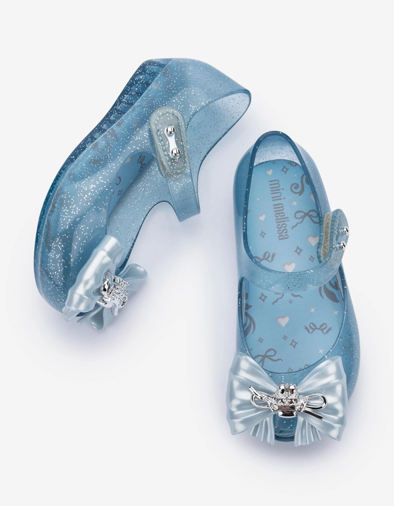 Mini Melissa Girls Ultragirl Princess Ballerinas in Blue