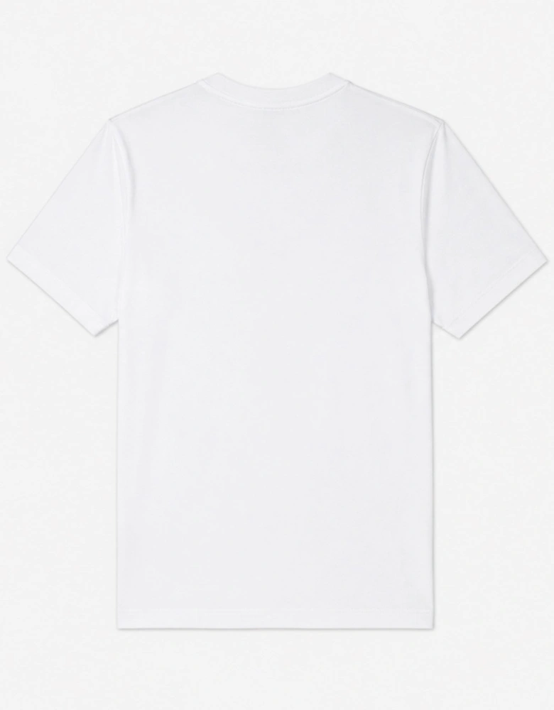 Nike Mens Graphic Print Stack Logo T Shirt in White