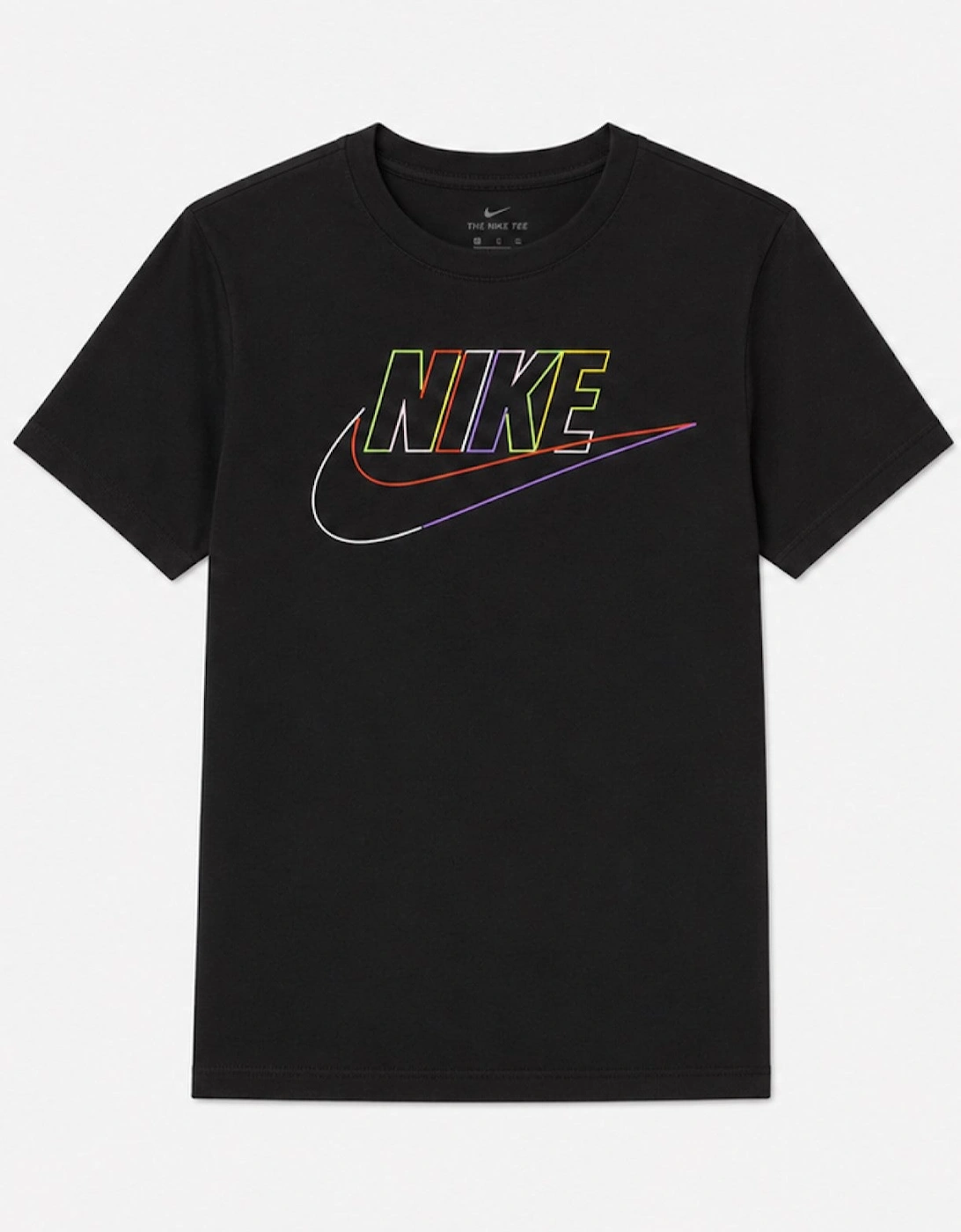 Nike M NSW Tee Club+ BRD PK HBR Sportswear T Shirt in Black, 6 of 5