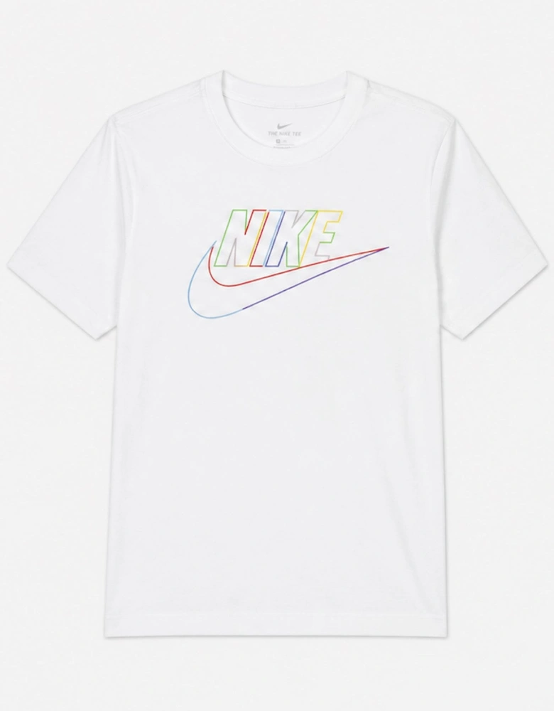 Nike M NSW Tee Club+ BRD PK HBR Sportswear T Shirt in White
