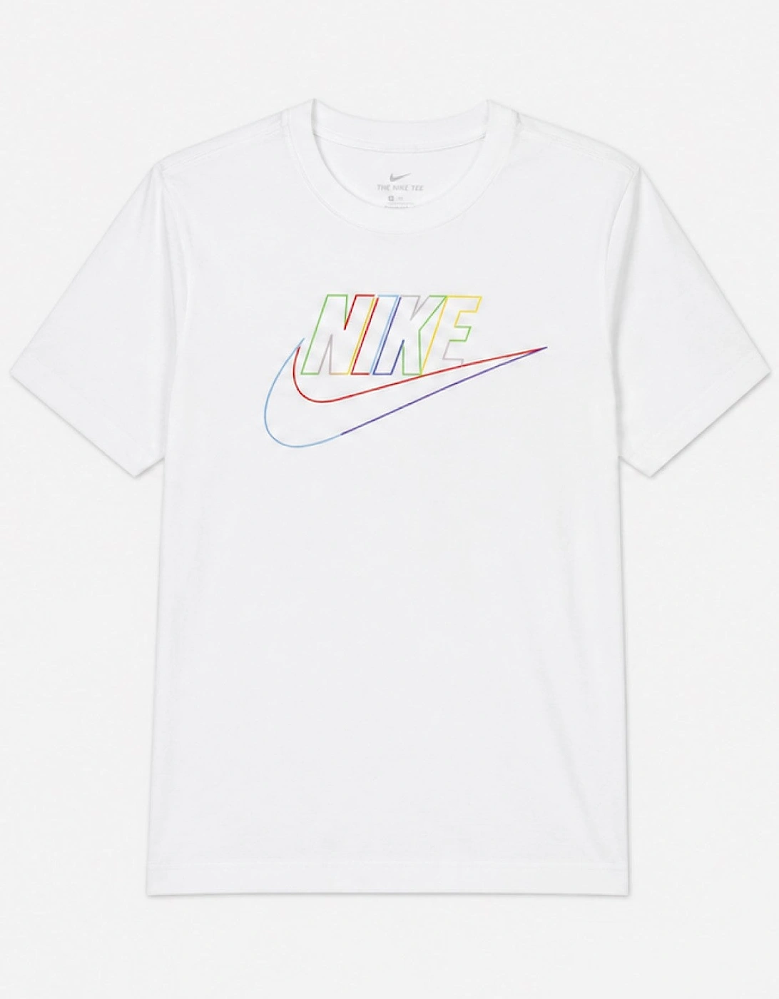 Nike M NSW Tee Club+ BRD PK HBR Sportswear T Shirt in White, 6 of 5