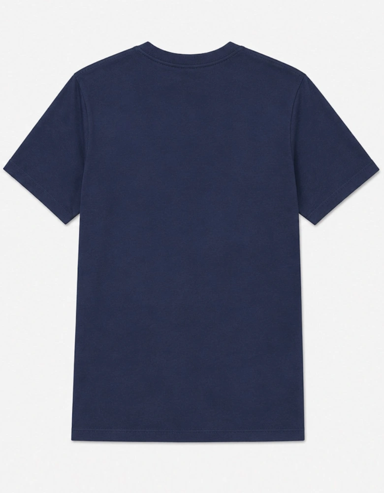 Nike Mens Sportswear Club Swoosh Classic Logo T Shirt in Navy
