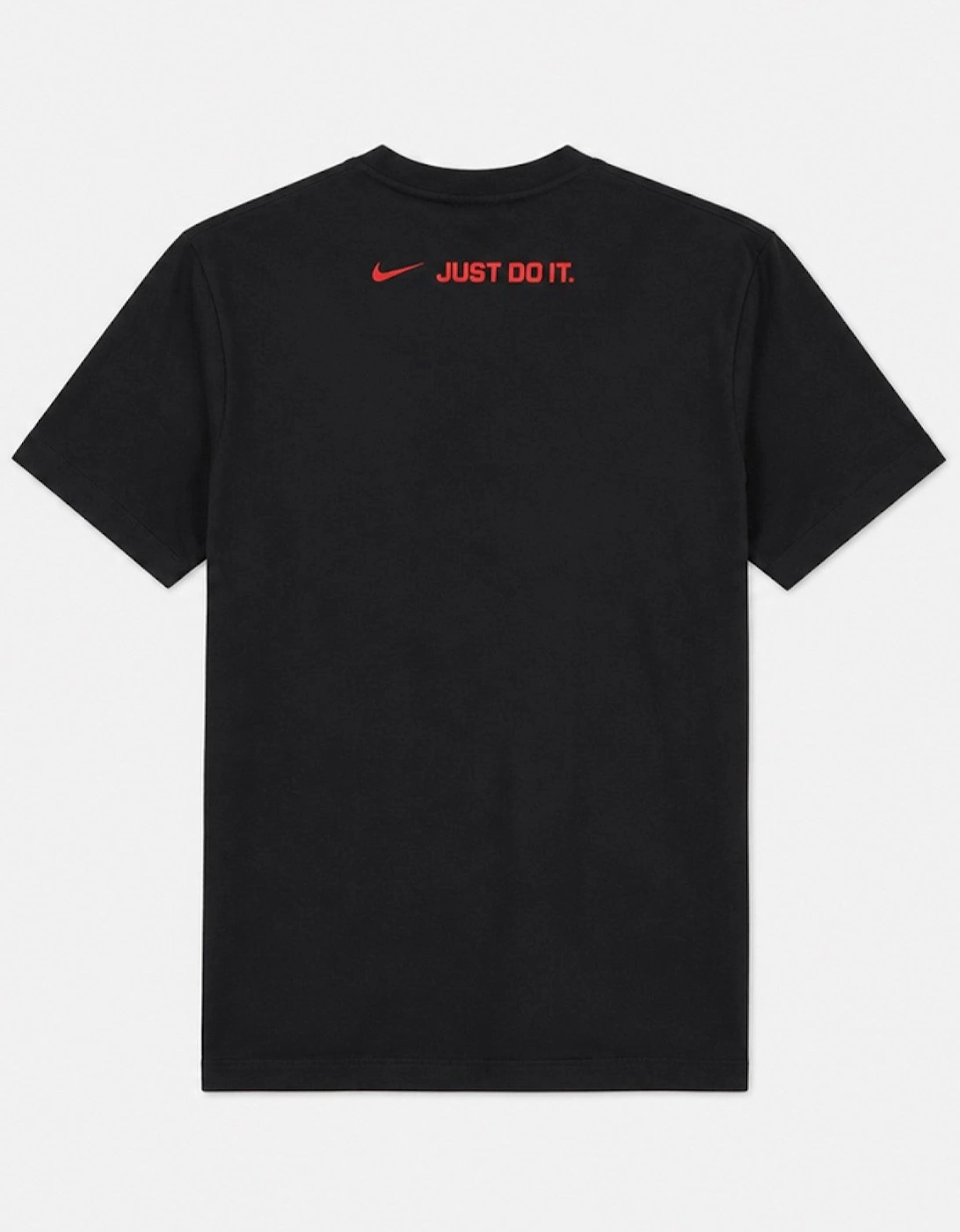 Nike Air Mens Sportswear Graphic Print Logo T Shirt in Black