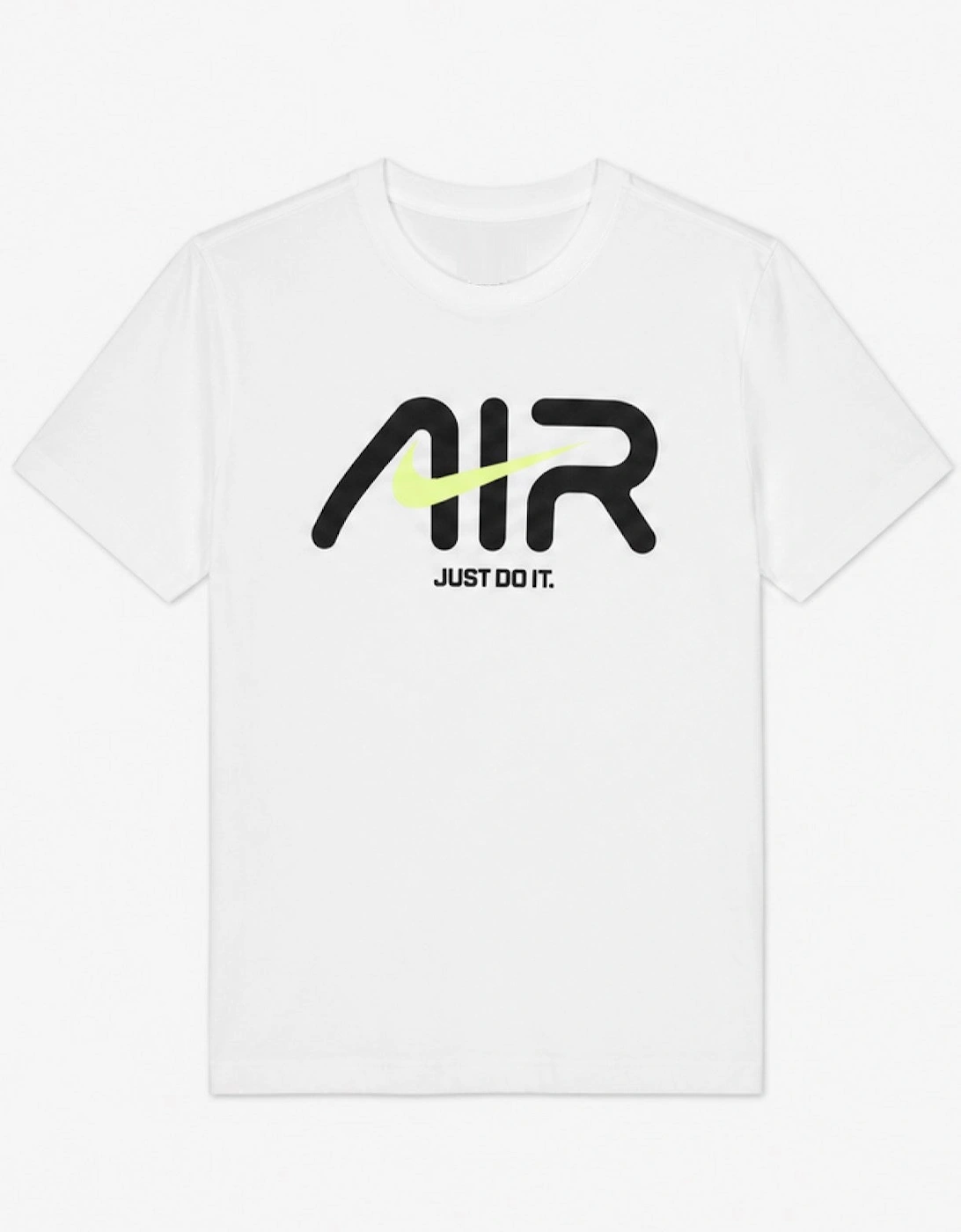 Nike Air Mens Sportswear Graphic Print Logo T Shirt in White, 6 of 5